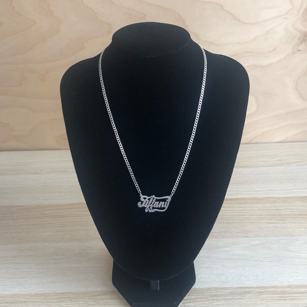 Sterling Silver Tiffany Necklace Womens One Size
